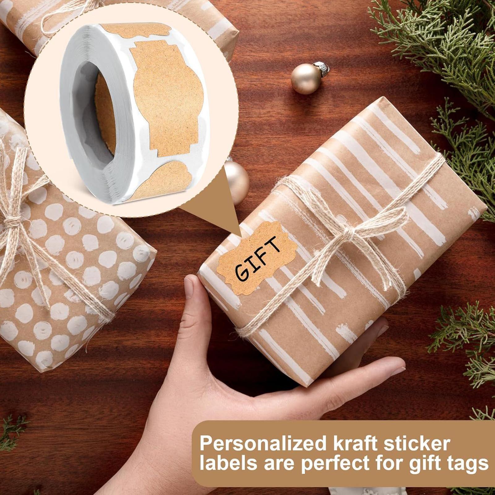 Food Storage Jar Labels - ป้ายชื่อเปล่าแบบเขียนได้ 300 ชิ้น ขนาด 1.97x1.18 นิ้ว