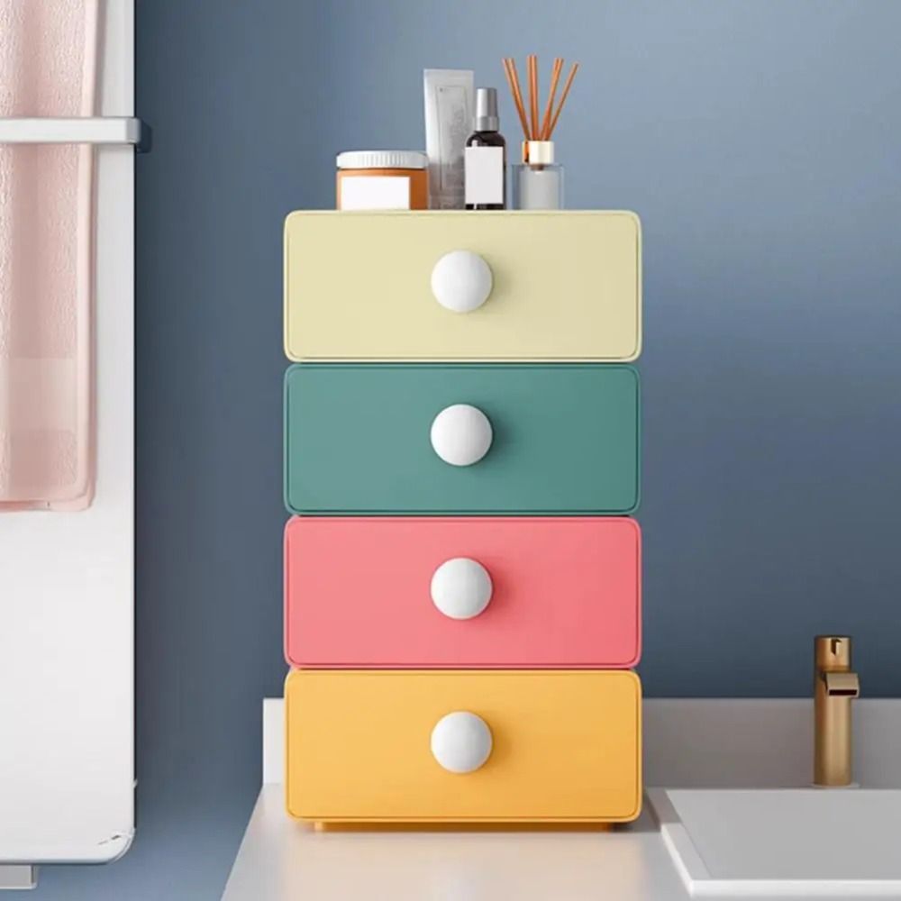 Stackable Pantry Bin - กล่องจัดระเบียบโต๊ะแบบวางซ้อนกันได้ชั้นเก็บของกระเป๋าผ้ากันฝุ่นกล่องเก็บของตั้งโต๊ะสำนักงานบ้านลิ้นชัก