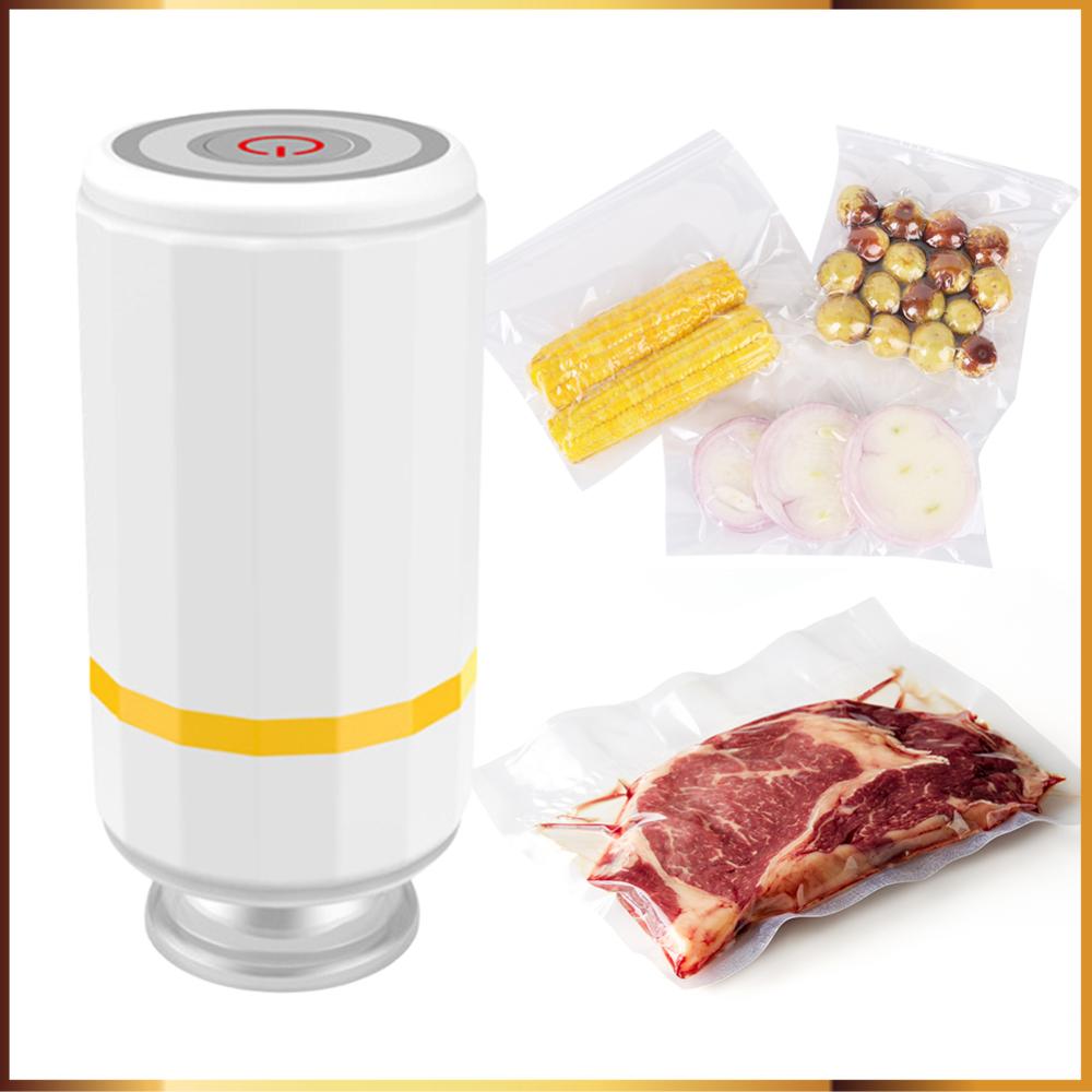 Food Storage Machine - เครื่องซีลสูญญากาศแบบชาร์จไฟได้ เครื่องซีลสูญญากาศแบบพกพาขนาดเล็ก สำหรับซูวีดและการเก็บรักษาอาหาร