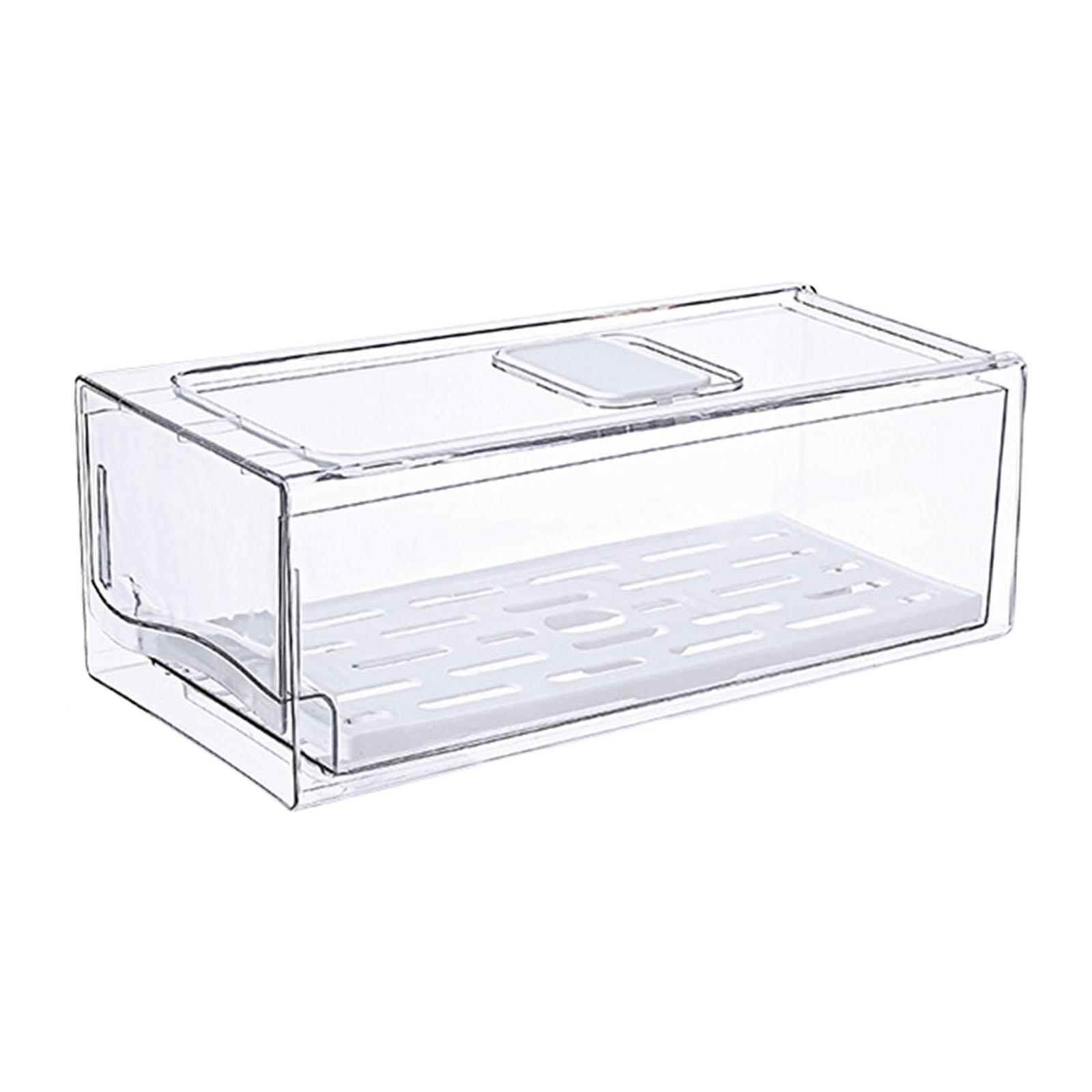 Food Storage Without Pantry - กล่องเก็บของในตู้เย็น กล่องจัดระเบียบตู้กับข้าว กล่องเก็บอาหารแบบดึงออกได้สำหรับห้องครัว บ้าน และครัวเรือน สำหรับใส่สลัด