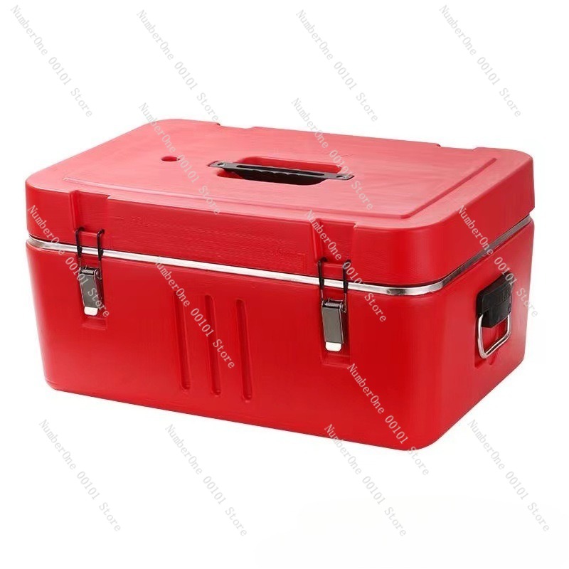 Food Storage Bins - กล่องเก็บอาหารสแตนเลสขนาด 60 ลิตร แบบมีฉนวนกันความร้อน สำหรับขนส่งอาหาร กล่องเก็บความร้อน/ความเย็นแบบพกพา