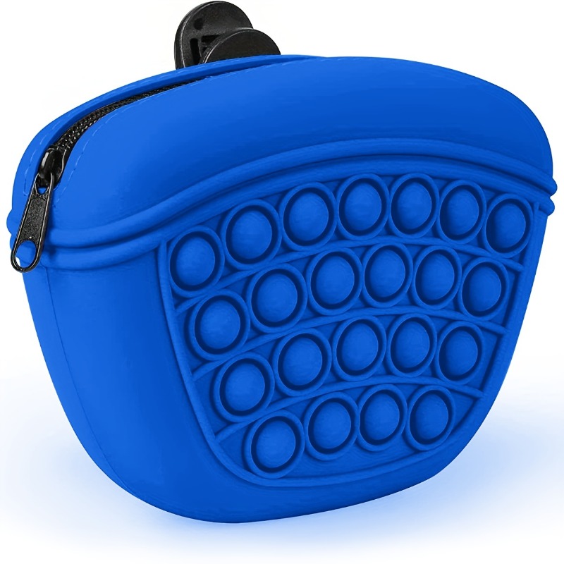 Food Storage Silicone Bags - กระเป๋าใส่ขนมสุนัขซิลิโคนแบบพกพา กระเป๋าใส่ขนมสำหรับฝึกสัตว์เลี้ยง ดีไซน์กันลื่น กระเป๋าคาดเอวสำหรับเก็บอาหารสุนัขสำหรับเดินเล่นกลางแจ้ง