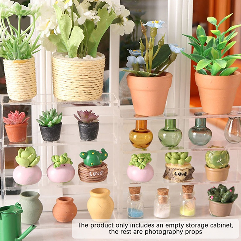 ตู้โชว์ตุ๊กตาขนาด 1:12 แบบหลาย - Food Storage For Room บทวิจารณ์และราคา