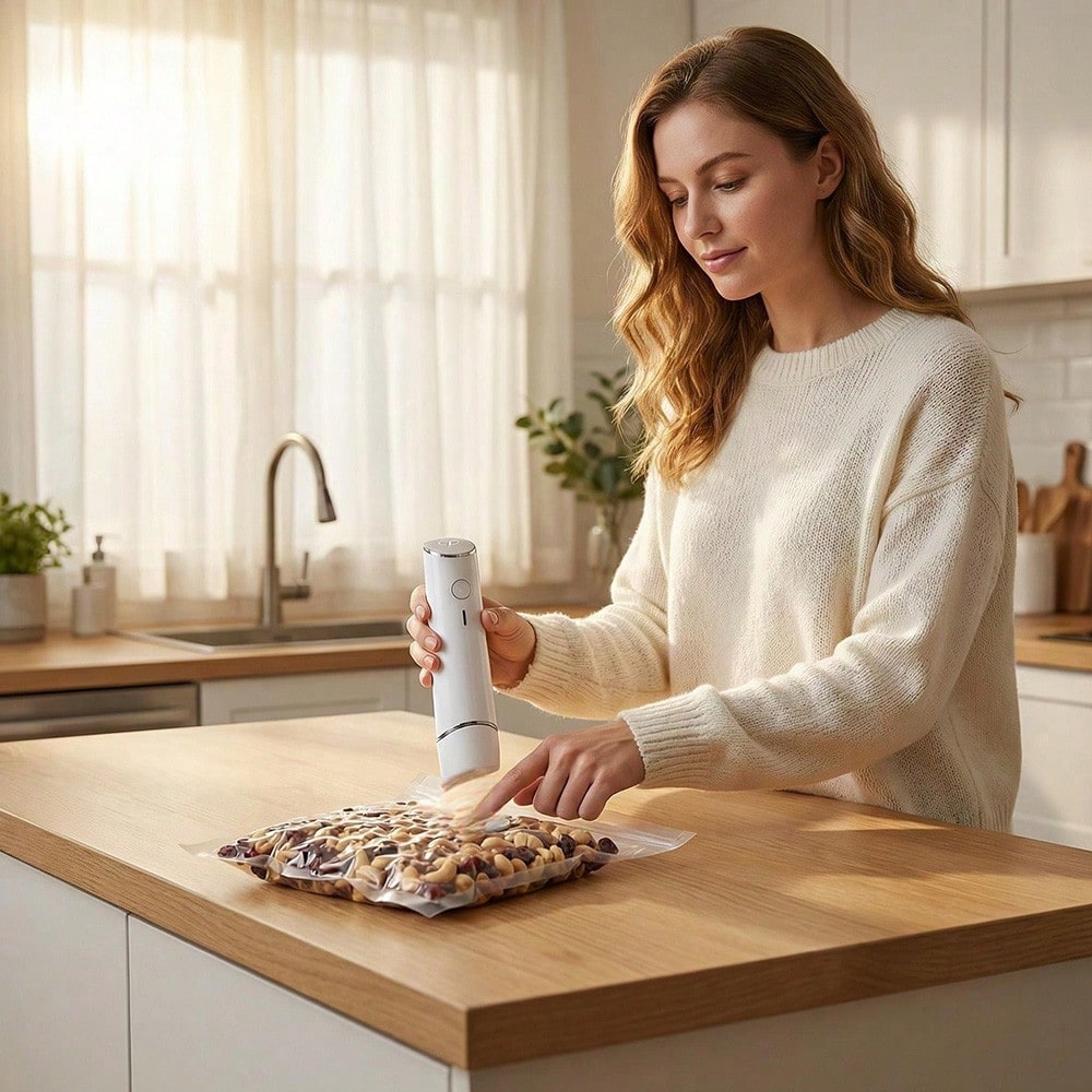 ถุงสูญญากาศแบบใช้ซ้ำได้ 30 ชิ้ - Food Storage Machine บทวิจารณ์และราคา
