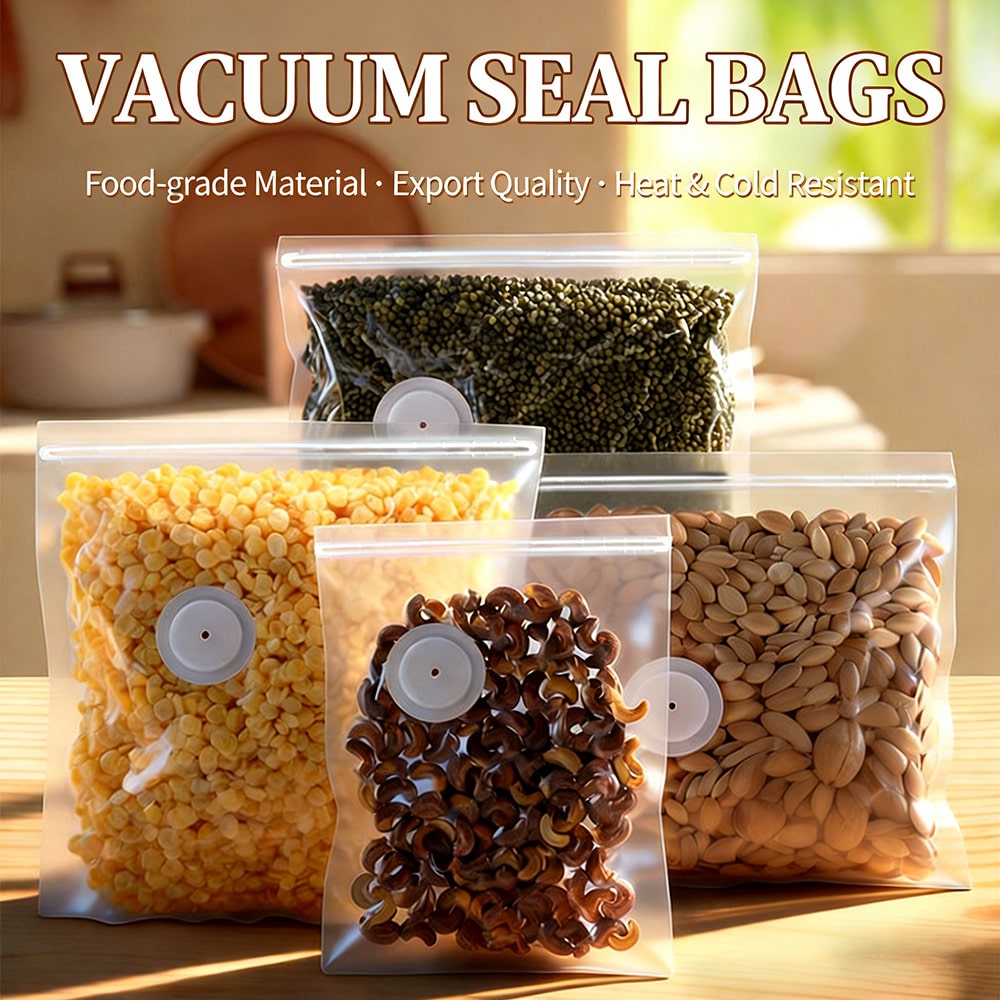 ถุงสูญญากาศแบบใช้ซ้ำได้ 30 ชิ้ - Food Storage Machine บทวิจารณ์และราคา
