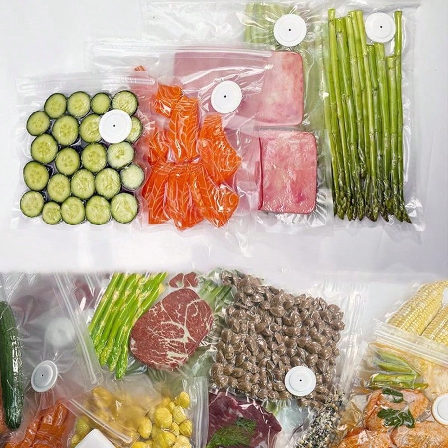 ถุงสูญญากาศแบบใช้ซ้ำได้ 30 ชิ้ - Food Storage Machine บทวิจารณ์และราคา