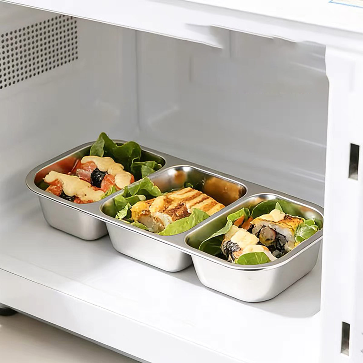 ภาชนะเก็บอาหารสแตนเลสพร้อมฝาปิ - Food Storage Bins บทวิจารณ์และราคา