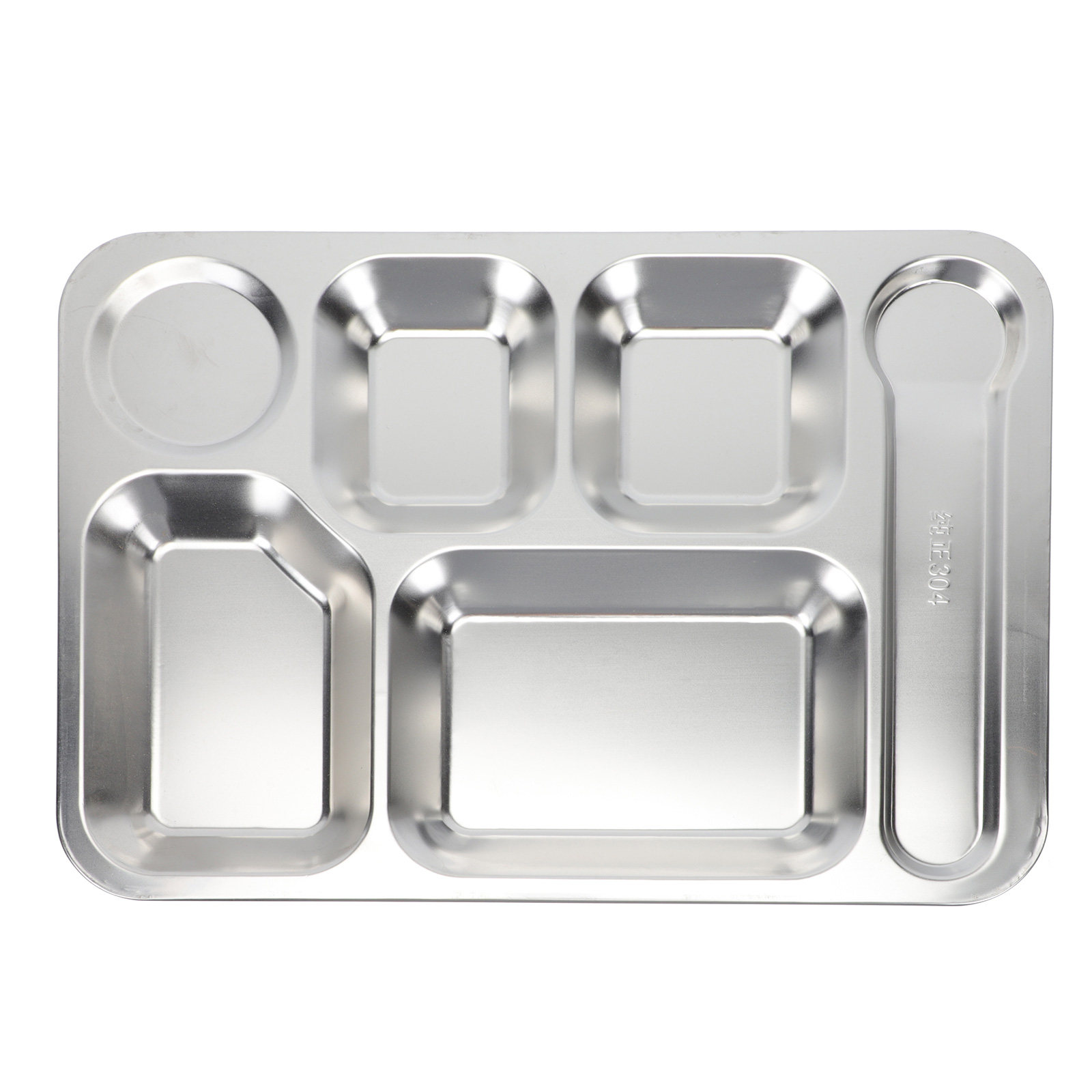 ถาดอาหารสแตนเลส 6 ช่อง 1 ชิ้น  - Food Storage In Stainless Steel บทวิจารณ์และราคา