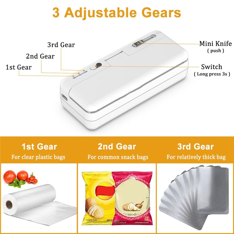 เครื่องซีลถุงขนาดเล็ก DT39, เค - Food Storage Machine บทวิจารณ์และราคา