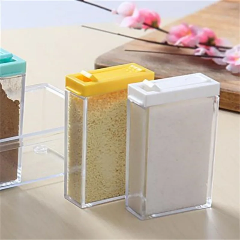 โปร่งใสเครื่องปรุงรสหกตารางกล่ - Food Storage For Room บทวิจารณ์และราคา