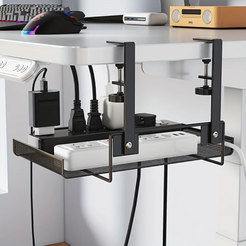 ชั้นวางจัดเก็บสายไฟใต้โต๊ะคอมพ - Food Storage For Room บทวิจารณ์และราคา