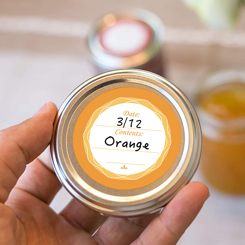 สติกเกอร์ติดฉลากวันที่แบบกันน้ - Food Storage Jar Labels บทวิจารณ์และราคา