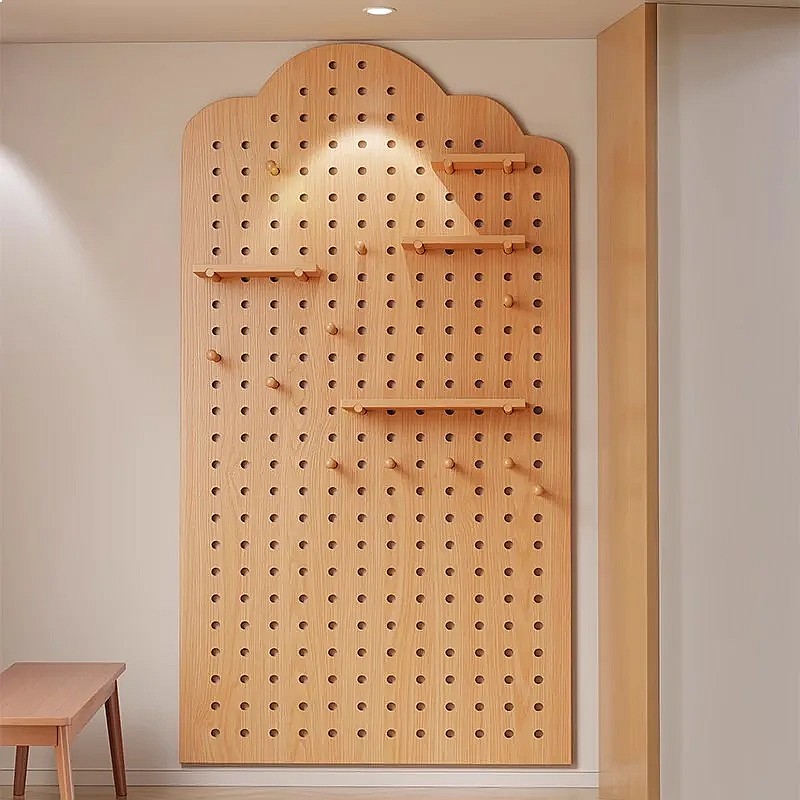 ชั้นวางของติดผนังแบบเพ็กบอร์ดไ - Food Storage For Room บทวิจารณ์และราคา