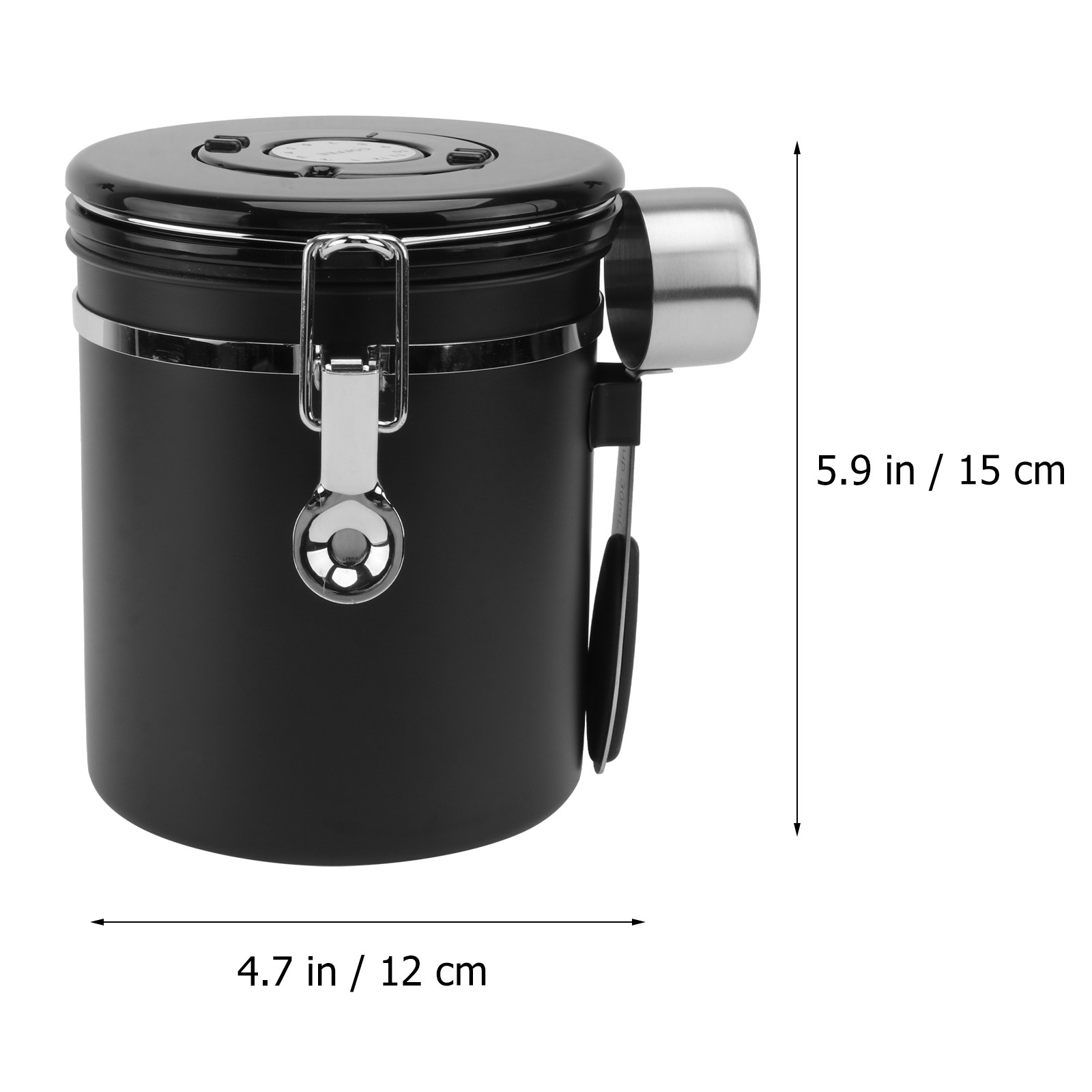 1 ชิ้น กระปุกเก็บเมล็ดกาแฟสแตน - Food Storage In Stainless Steel บทวิจารณ์และราคา
