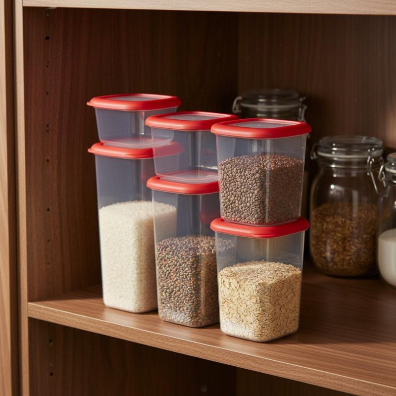ชุดกล่องถนอมอาหารสุญญากาศ 6 ชิ - Food Storage Bins บทวิจารณ์และราคา