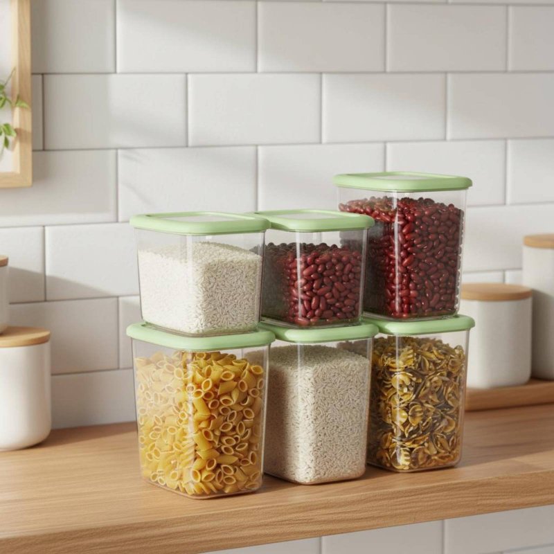 ชุดกล่องถนอมอาหารสุญญากาศ 6 ชิ - Food Storage Bins บทวิจารณ์และราคา