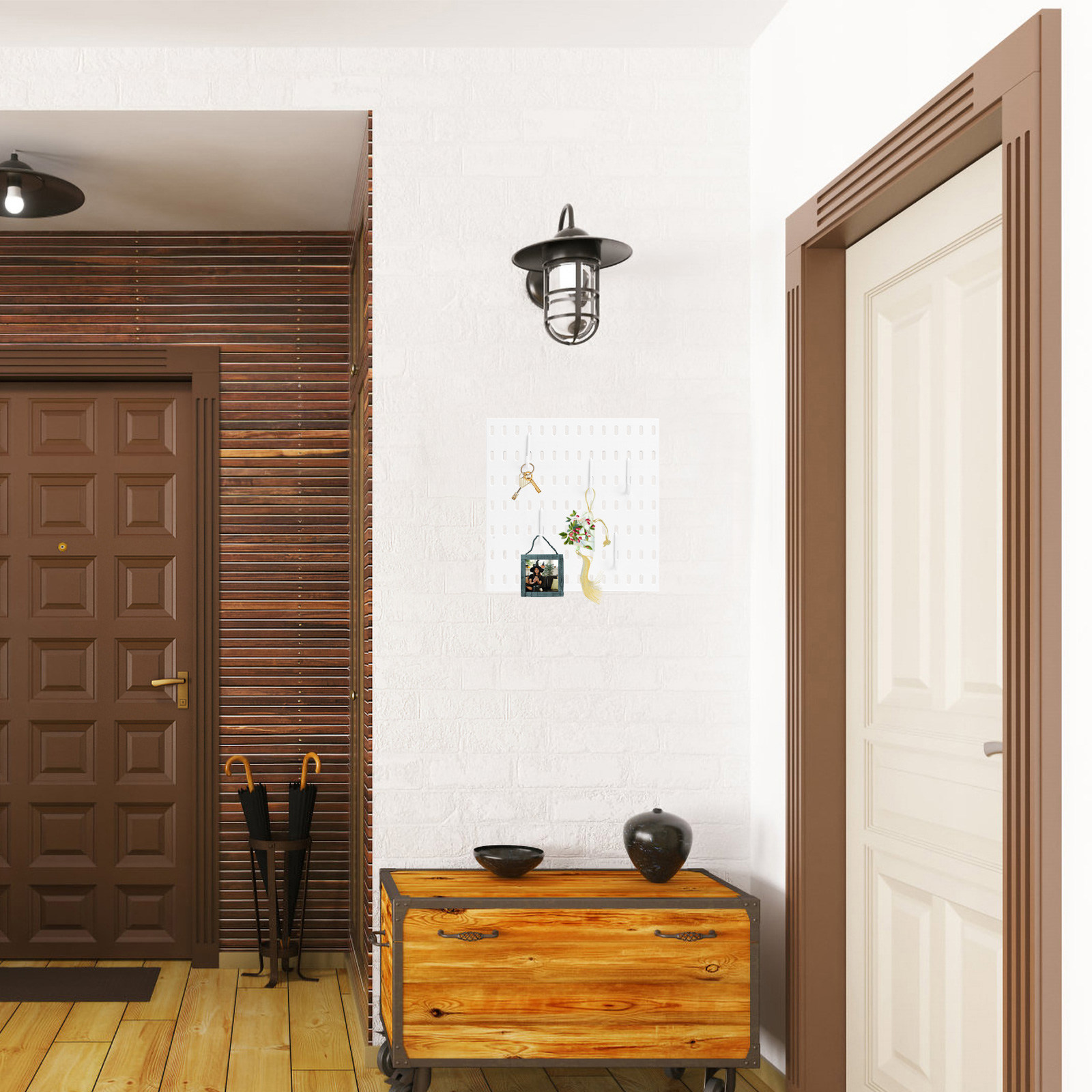 1 ชิ้น ชั้นวางของติดผนังแบบไม่ - Food Storage For Room บทวิจารณ์และราคา