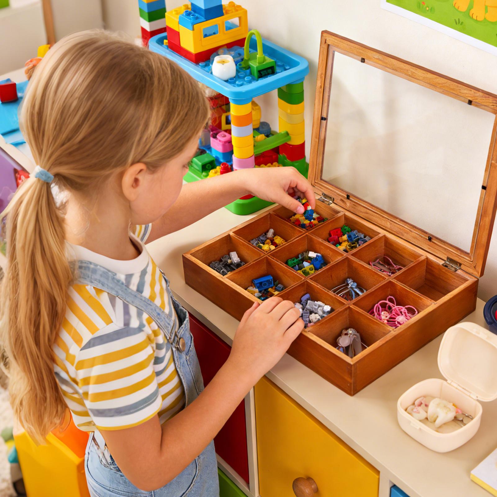 กล่องเก็บถุงชา 12 ช่อง กล่องไม - Stackable Pantry Bin บทวิจารณ์และราคา