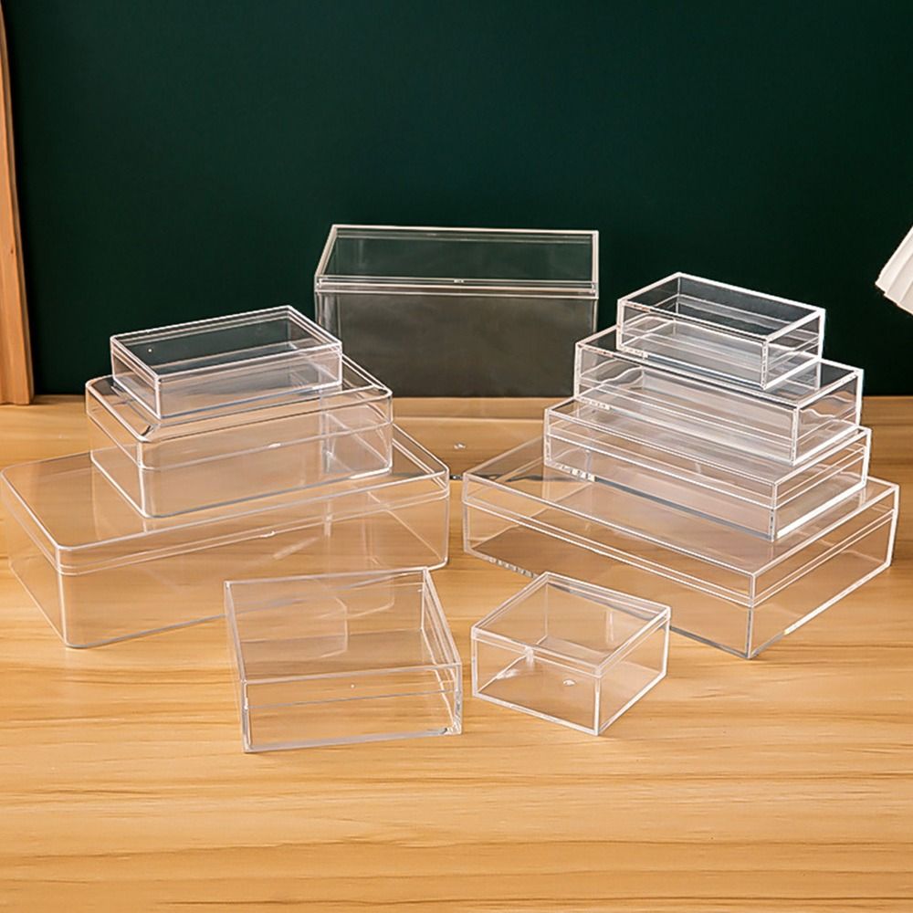 กล่องเก็บของอะคริลิคทรงสี่เหลี - Food Storage Of Plants บทวิจารณ์และราคา