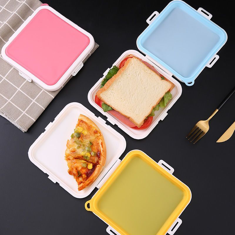 กล่องเก็บแซนด์วิชแบบพกพา 1 ชิ้ - Food Storage Silicone Bags บทวิจารณ์และราคา