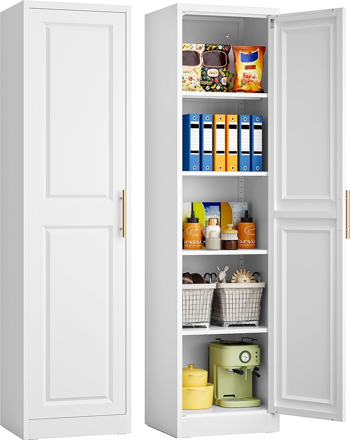 ตู้เก็บของทรงสูงแคบ ประตูเดียว - Food Storage For Room บทวิจารณ์และราคา