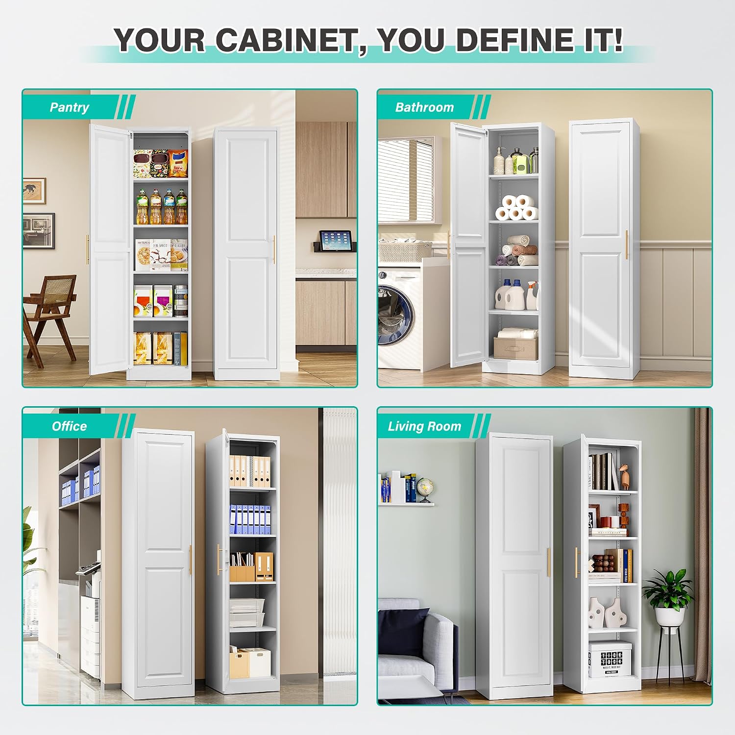 ตู้เก็บของทรงสูงแคบ ประตูเดียว - Food Storage For Room บทวิจารณ์และราคา