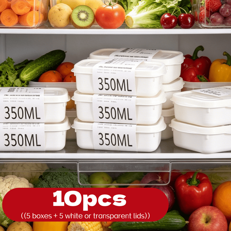 ชุดกล่องเก็บอาหารแบบซ้อนได้ 10 - Food Storage Bins บทวิจารณ์และราคา