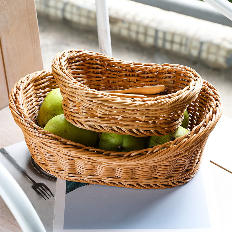 ตะกร้าเก็บจักสานหวายทรงรีมีดถา - Food Storage Of Plants บทวิจารณ์และราคา