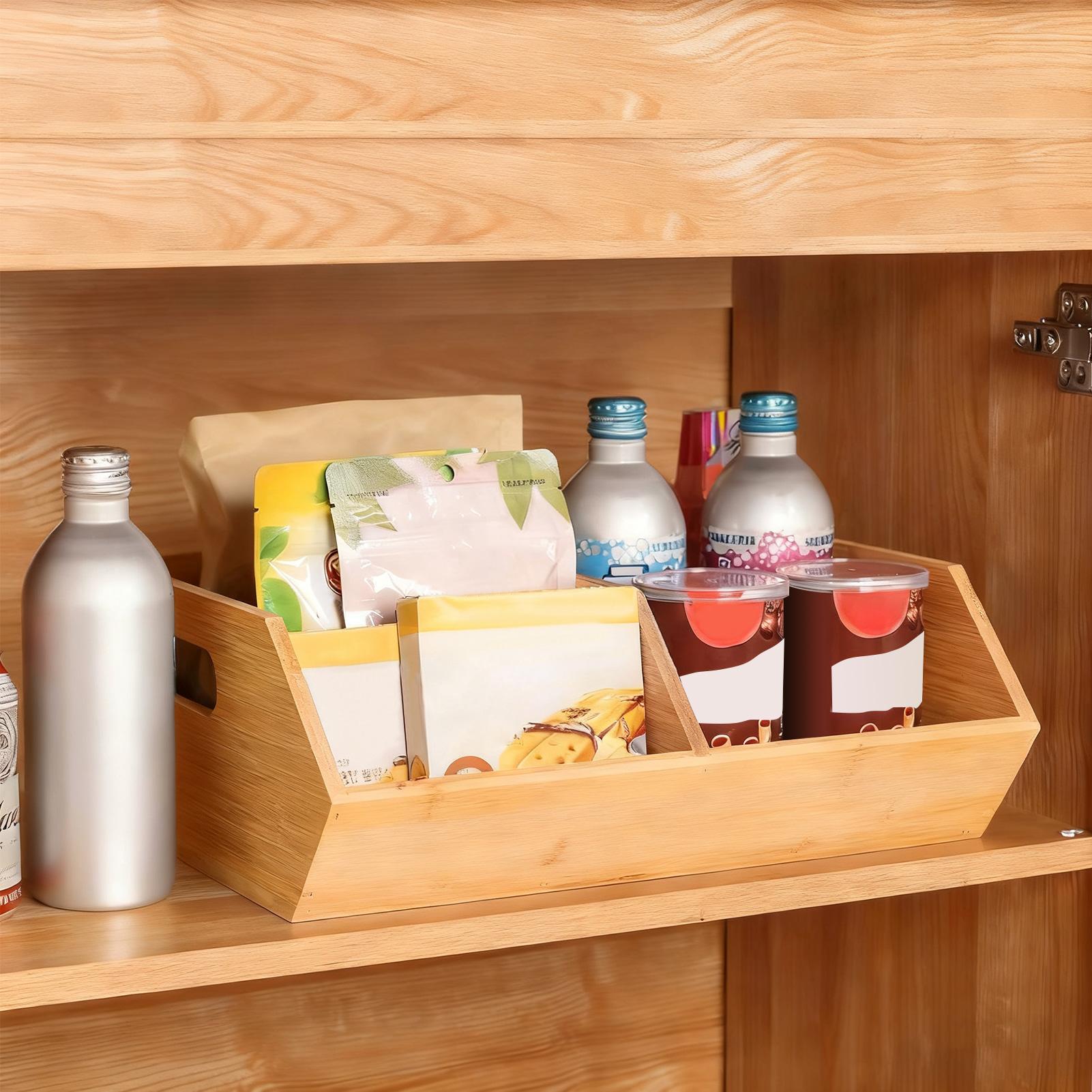 กล่องเก็บของในครัวแบบไม้ กล่อง - Stackable Pantry Bin บทวิจารณ์และราคา