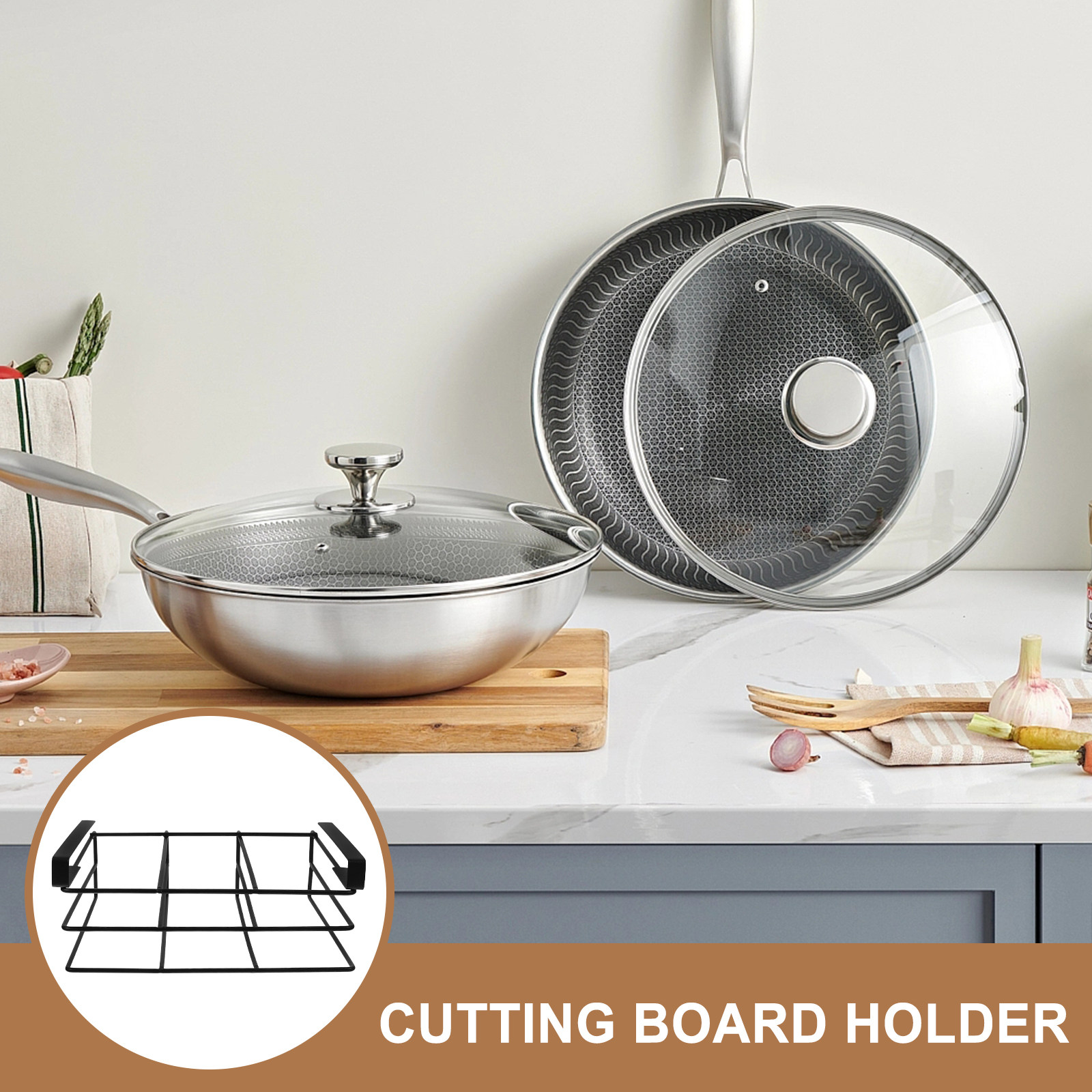 ชั้นวางเก็บเขียง ที่จัดระเบียบ - Food Storage In Stainless Steel บทวิจารณ์และราคา