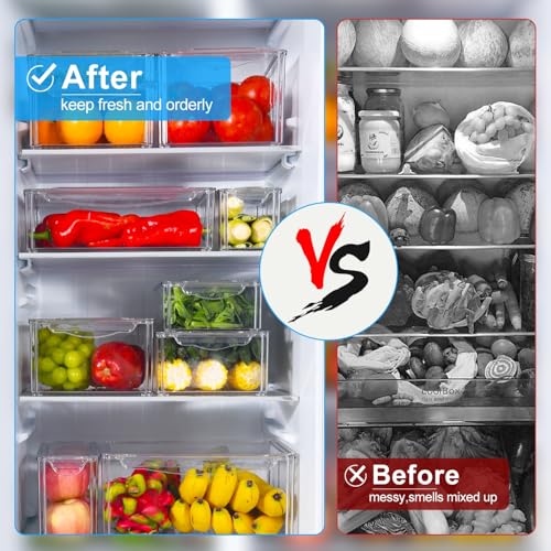 ชุดกล่องจัดระเบียบตู้เย็น 14 ช - Food Storage Bins บทวิจารณ์และราคา