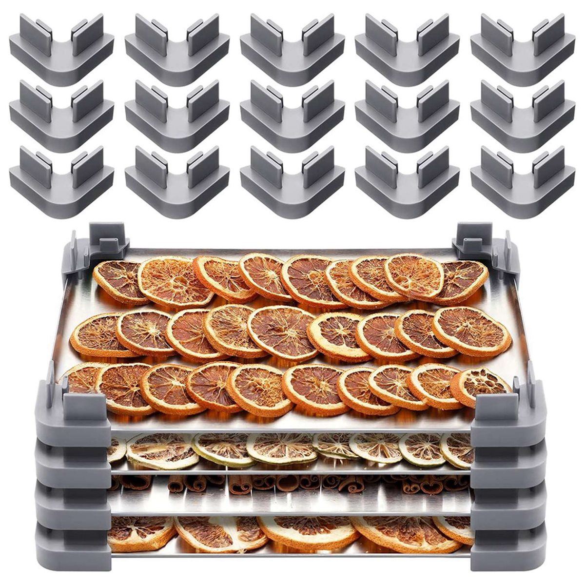 ชุดถาดวางซ้อนกันได้ 32 ชิ้น รุ - Food Storage Freeze Dried บทวิจารณ์และราคา