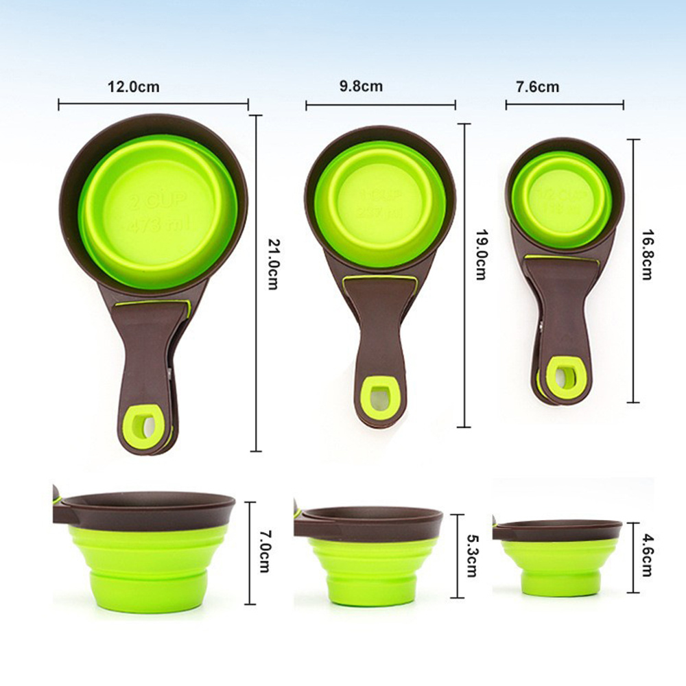 ถ้วยตวงอาหารสัตว์เลี้ยงแบบพับไ - Food Storage Silicone Bags บทวิจารณ์และราคา